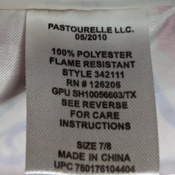 Fancy Nancy Satin Top Size 7/8 - Picture 5 of 5